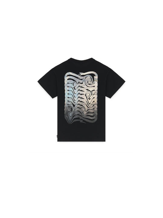 T-Shirt Ribs Liquid - Black