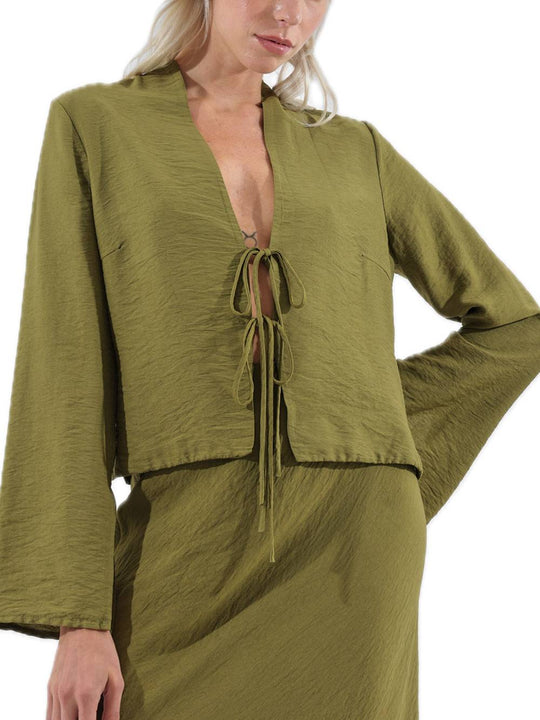 Blusa Spacchi - Olio