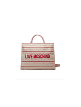 Canvas Bag - Natural/Powder Pink PU