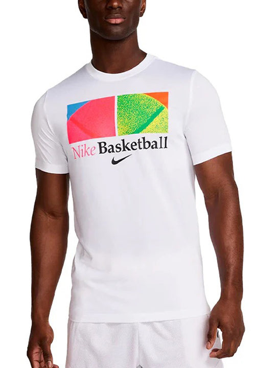 Nike Men's Dri-Fit Basketball - White