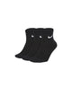 Everyday lightweight ankle training socks (3 pairs) - black