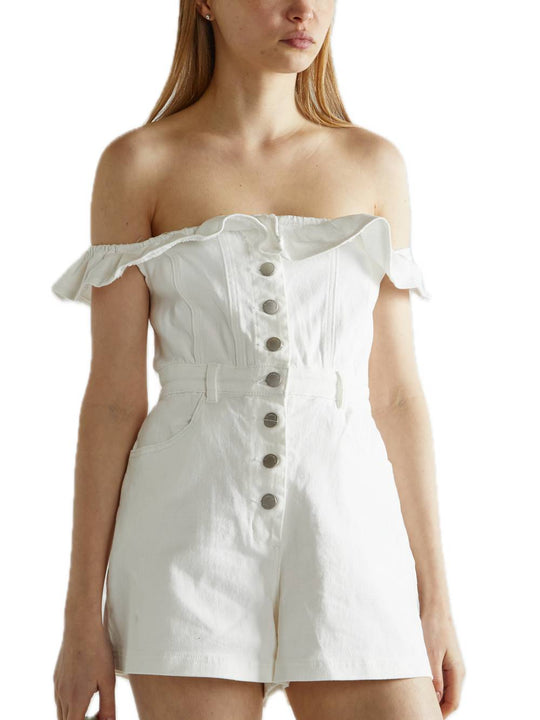 Ladies Playsuit - Off White