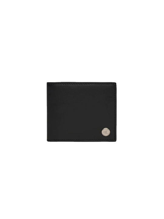 Jeans Hardware Bifold W/Coin - Black
