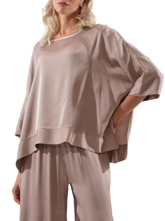 Blusa Scollo A Barca - Silk