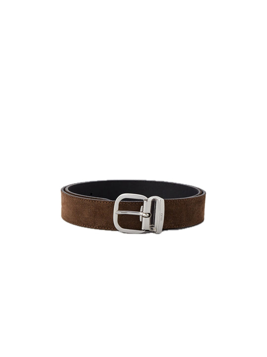 Cintura Pelle Suede Suedebelt - Dark Brown