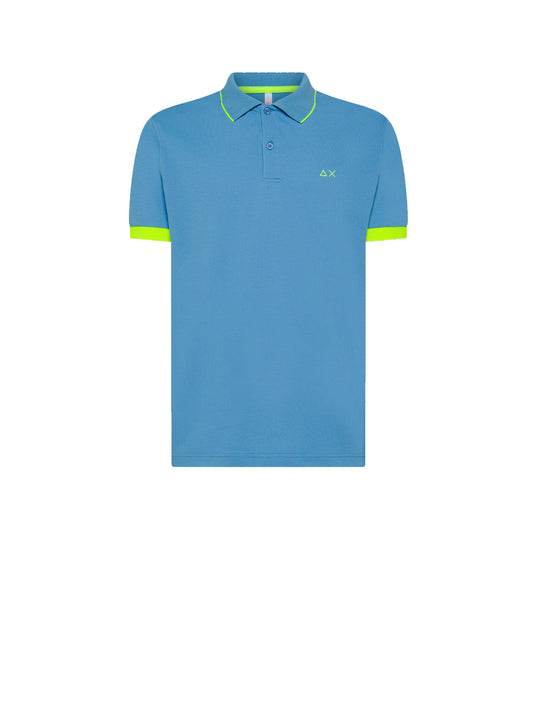 Polo Small Stripe Fluo - Avio