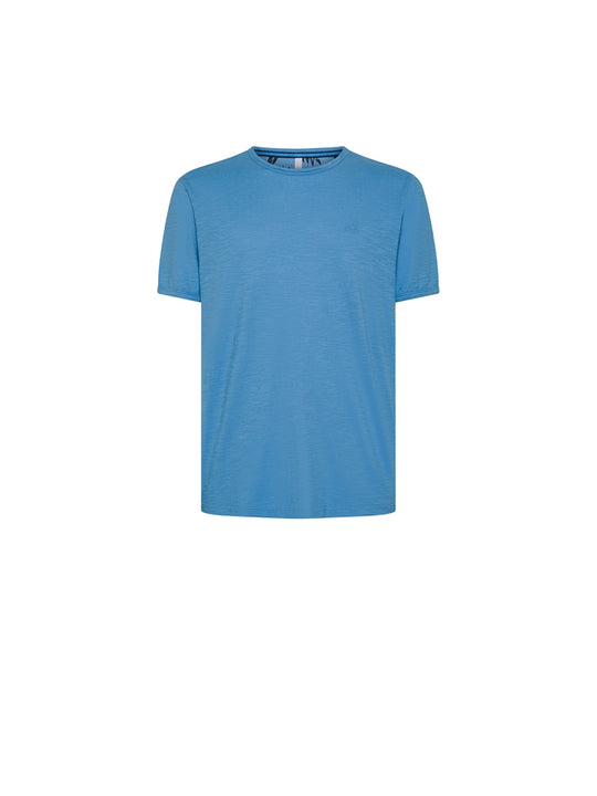 T-Shirt Round Bottom S/S - Avio