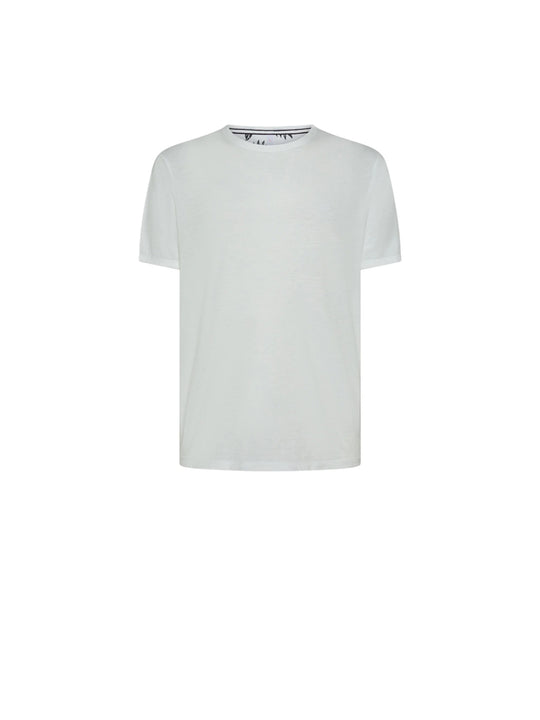 T-Shirt Round Bottom S/S - Bianco Panna