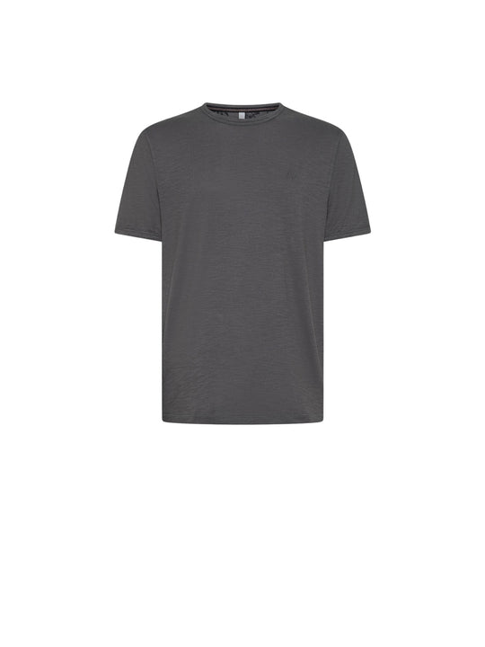 T-Shirt Round Bottom S/S - Inchiostro