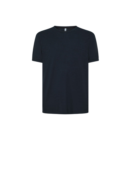 T-Shirt Round Bottom S/S - Navy Blue