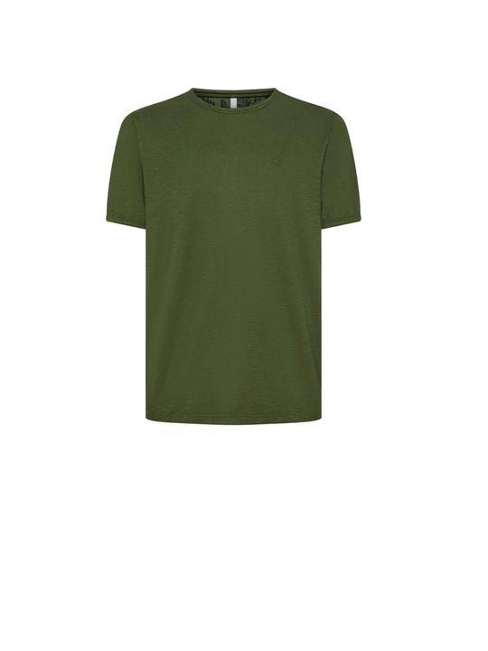 T-Shirt Round Bottom S/S - Verde Scuro