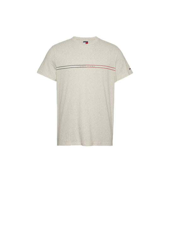 TMJ Slim Entry Graphic Tee EXT - Oat Marl Htr