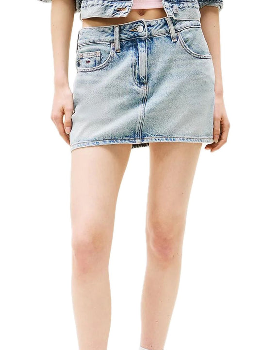 Micro Mini Skirt BI6012 - Denim Light