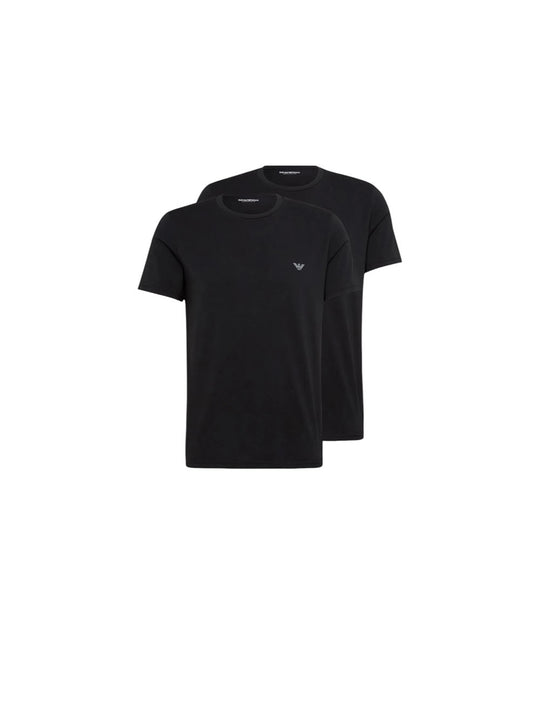 2 Pack T-Shirt - Black/Black