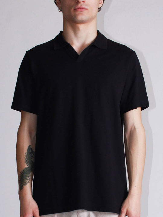 Polo M/m No Bottoni - Navy