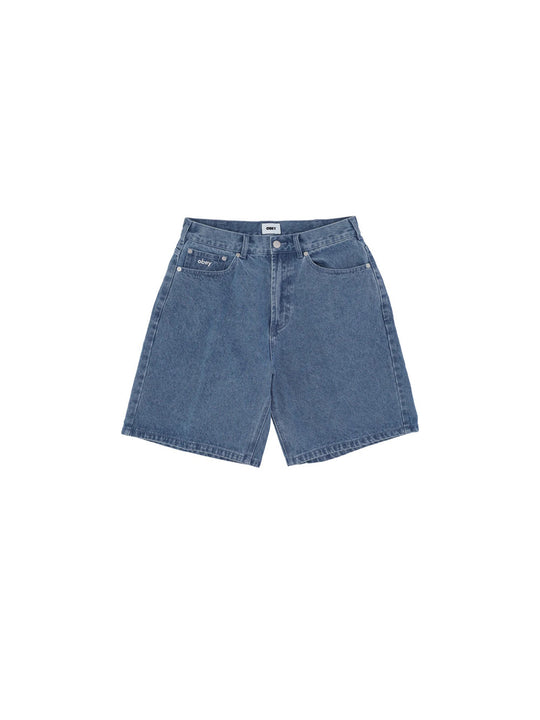 Bigwig Baggy Denim Short - Light Indigo