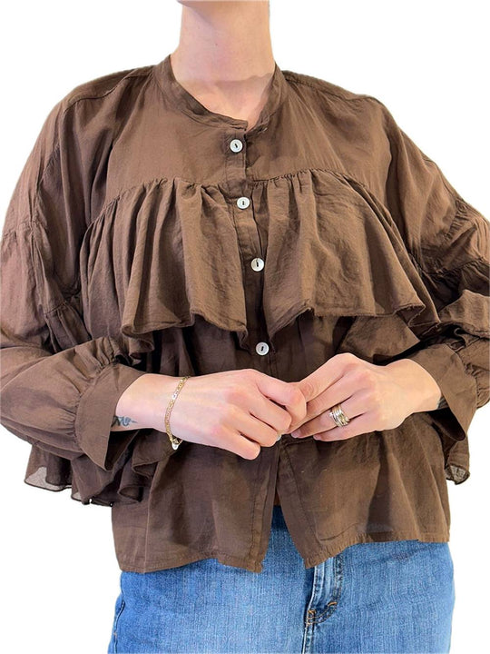 Camicia Gale - Caffè