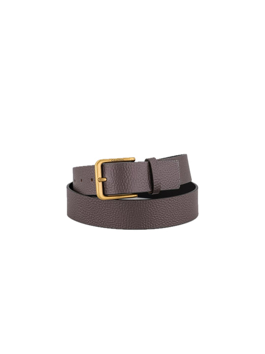 Casual Pin Buckle 35 mm - Bitter Brown/Antique Brass