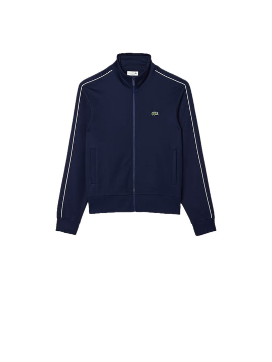 Giacca della tuta con zip in piqué Paris - Blu