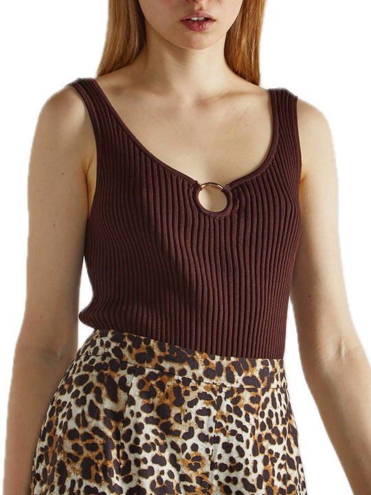Ladies Bodysuit - Chocolate Brown