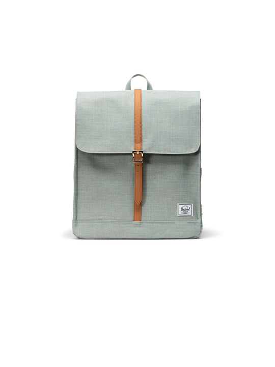 City Backpack - Iceberg Green Crosshatch