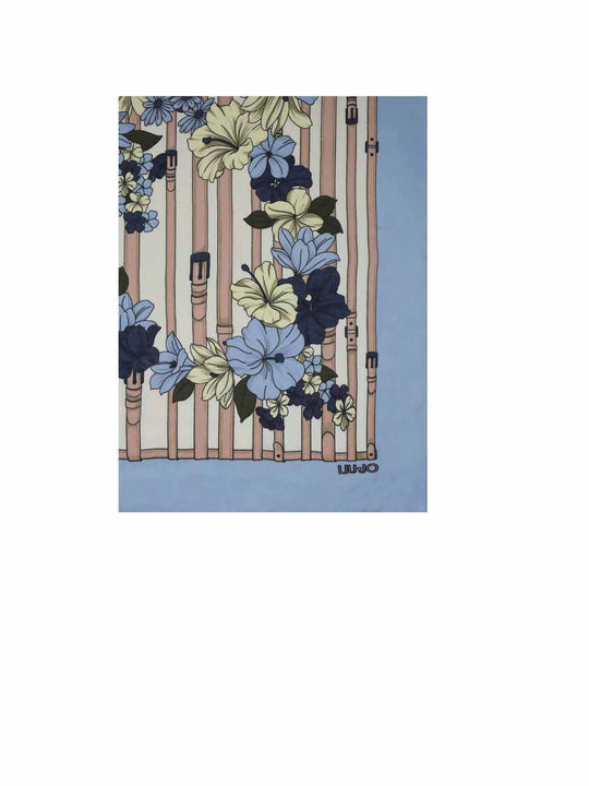 Foulard Flower Met - Cielo