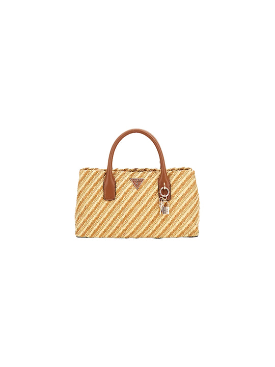 Simona Small Satchel - Natural Cognac