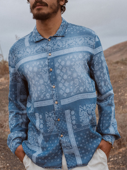 Shirt Chambry Wingdan - Medium Denim