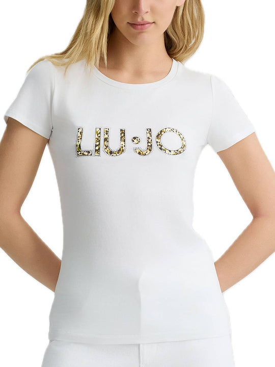 ECS T-Shirt Basica M/M - Bianco/Animalier