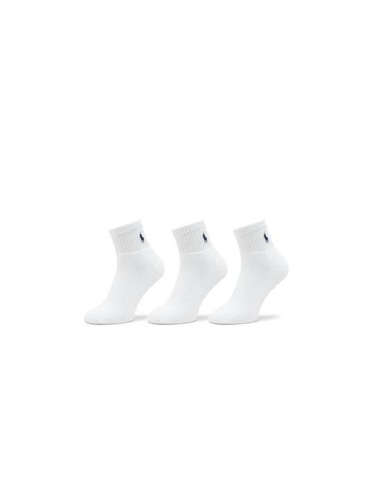 Classic Sport 1/4 Top 3 Pack - White