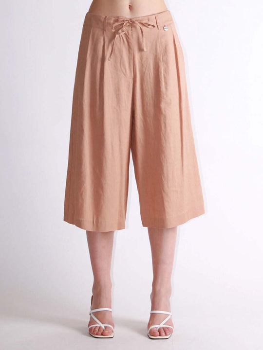 Bermuda Lino - Cammello