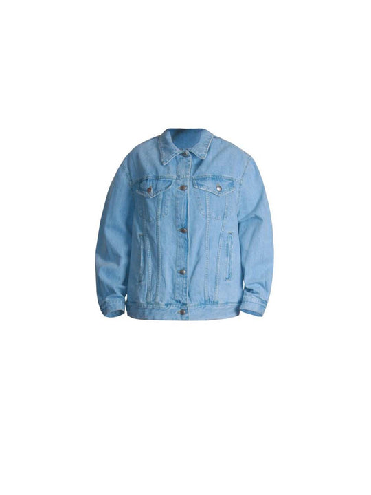 Giacca Over Denim Bleach - Colore Unico