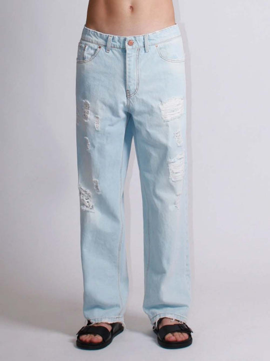 Pantalone Palazzo Lavaggio Blech - Denim