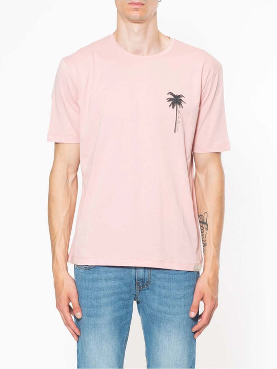 T-shirt Palma Cuore - Rosa Antico