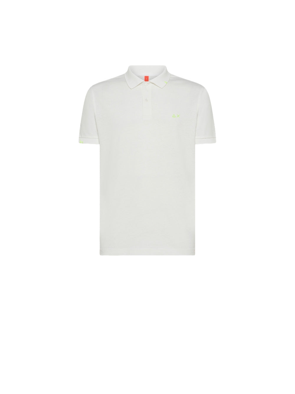 Short-Sleeve Linen Beach Polo Shirt - Cream White — 1