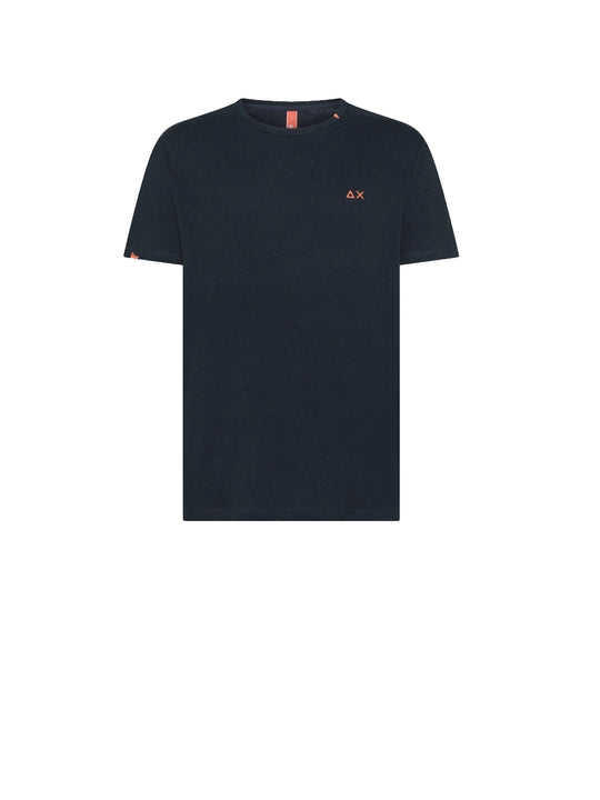 T-Shirt Jersey Linen Beach S/S - Navy Blue