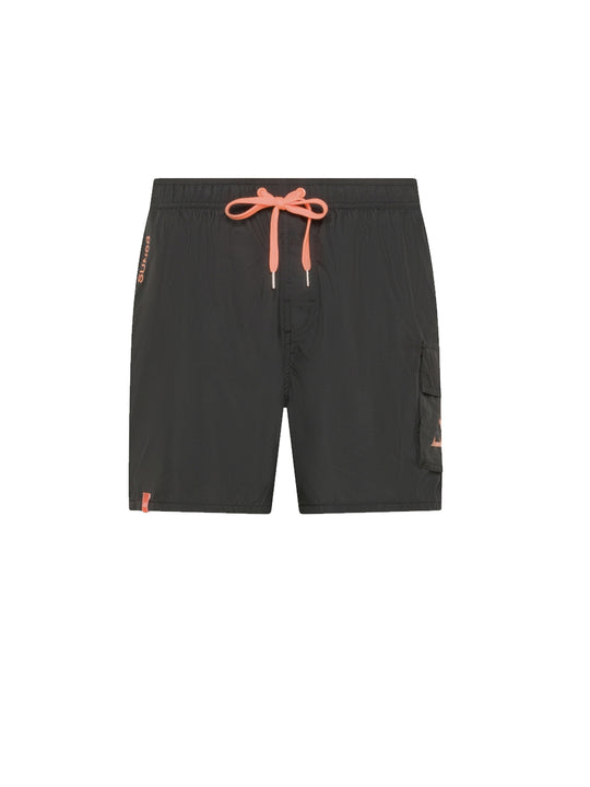 Swim Pant Whit Pocket - Nero
