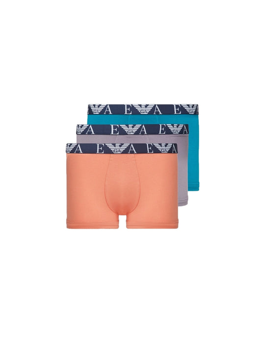 Emporio Armani 3 Pack Boxer - Shark/Harbor Blue/La