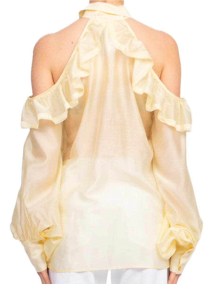 Cut-Out Shirt - Yellow — 2