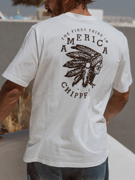 T-Shirt S/J America - Off White