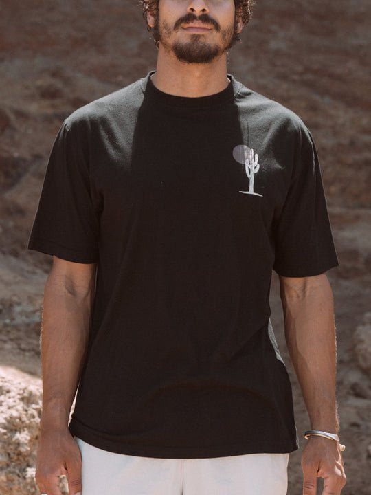 T-Shirt S/J Cactum - Black Wash