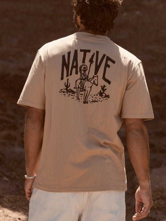 T-Shirt S/J Native - Earth