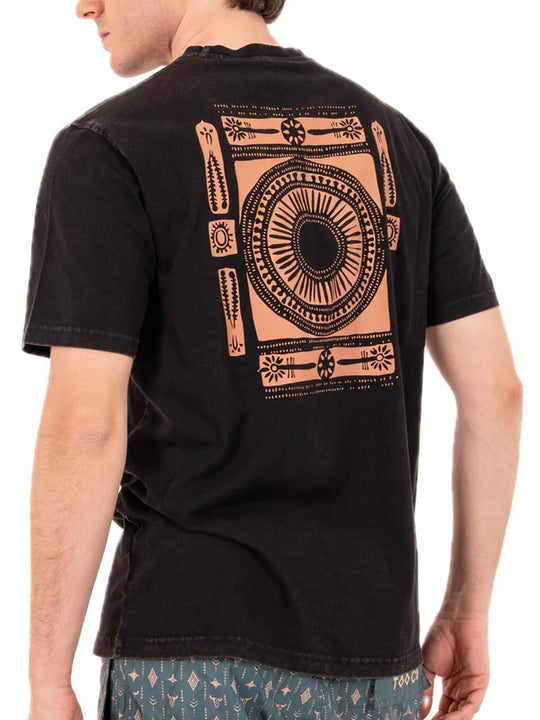 T-Shirt S/J Yucatan - Black Wash