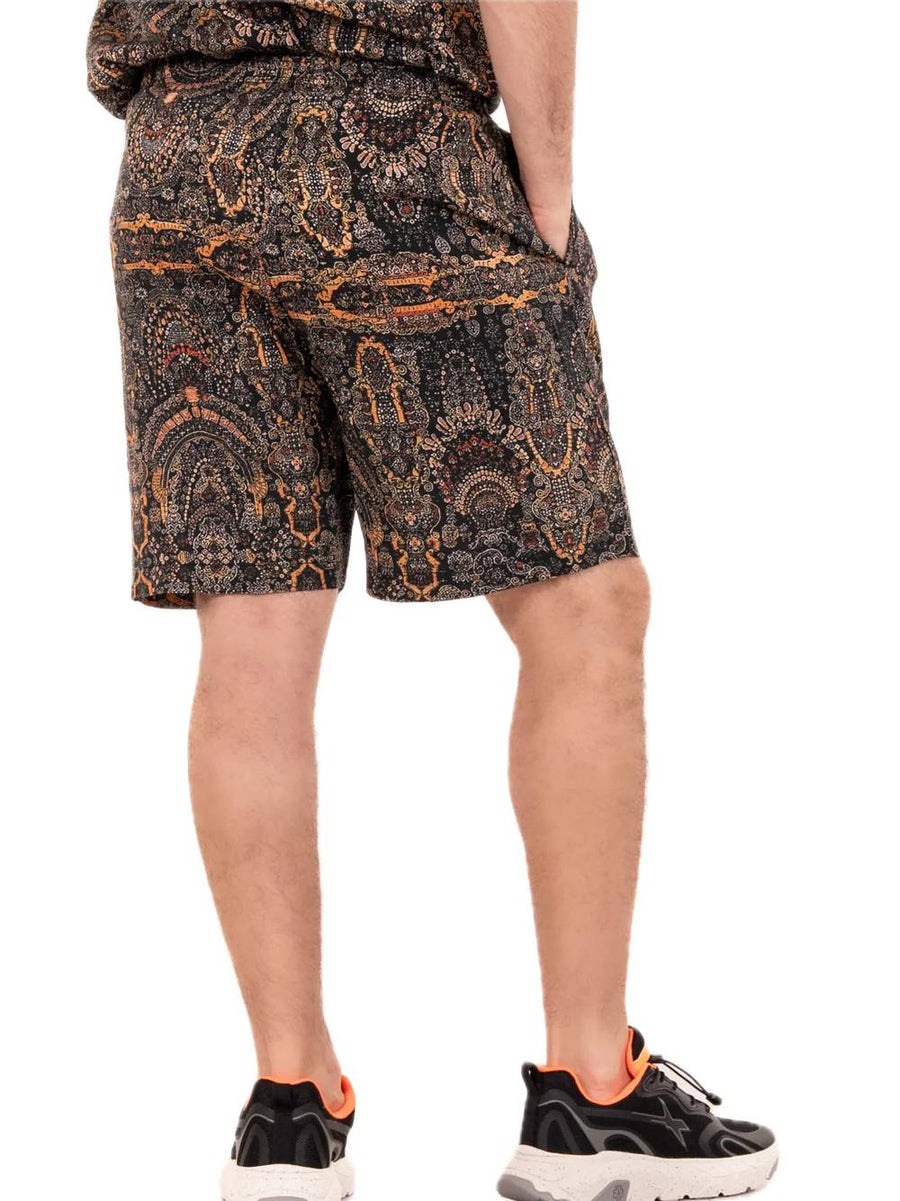 Cambodia Rayon Shorts - Brown — 2