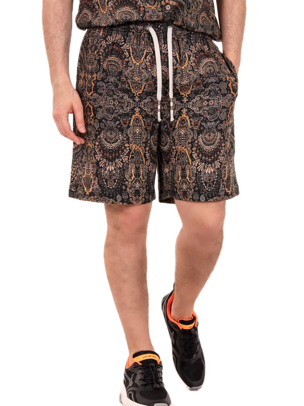 Rayon Short Pant Cambogia - Brown — 1