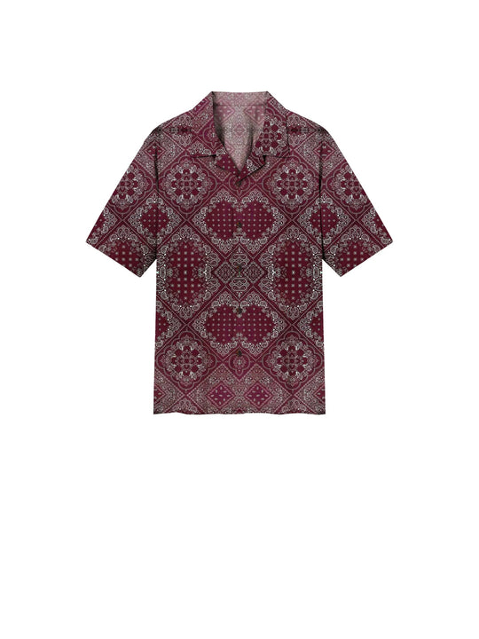 Bowling Shirt Nondana - Burgundy
