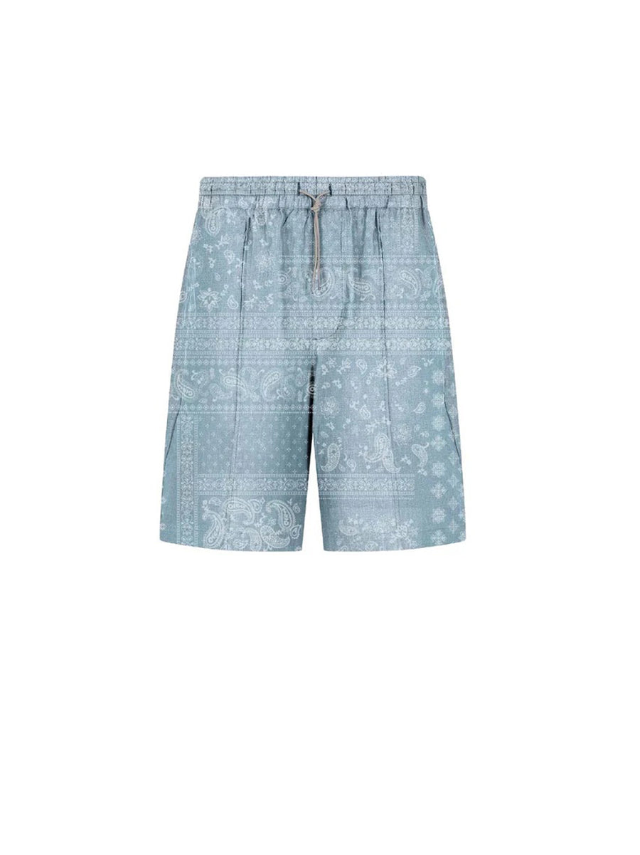 Chambray Wingda Shorts - Light Denim