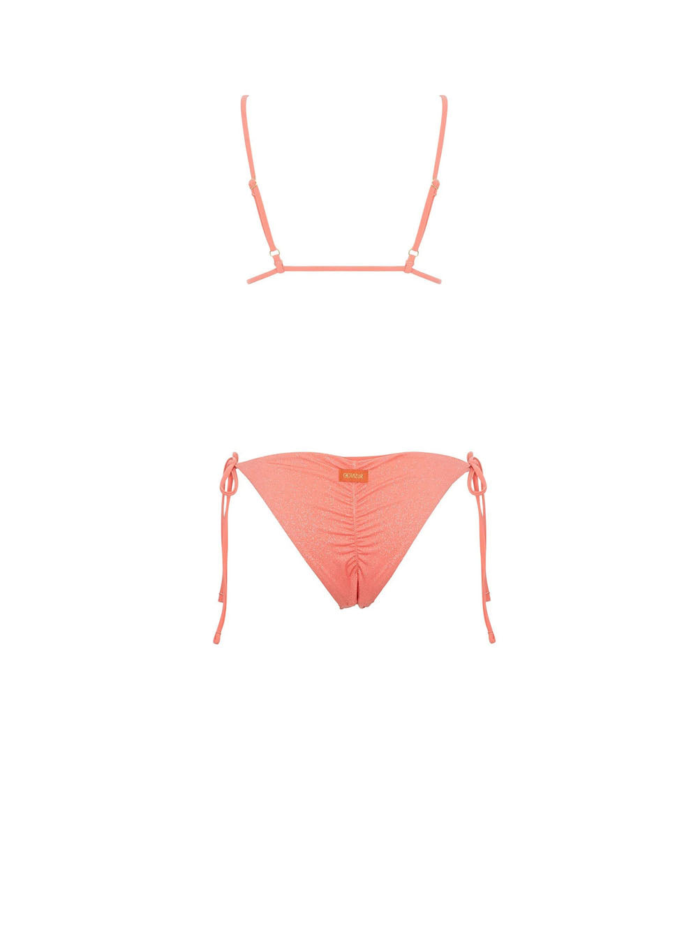 Cosmos Triangle Bikini - Peach — 2