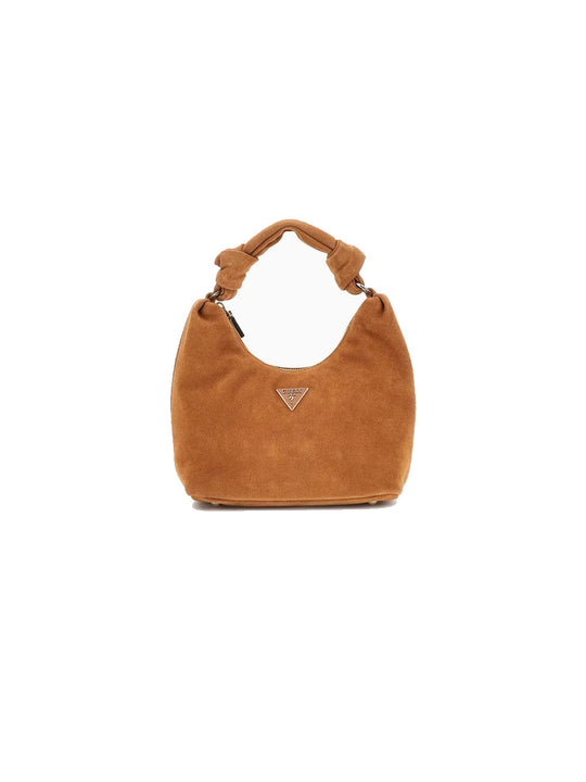 Isotta Hobo Suede - Cognac