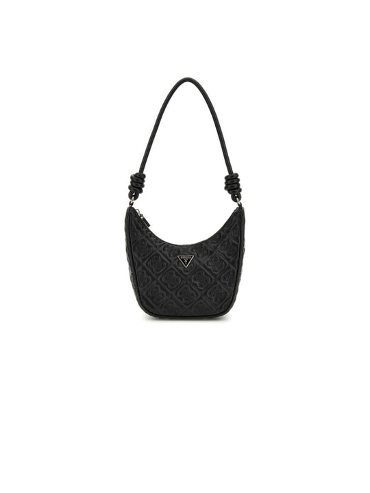 Adelasia Top Zip Shoulder Bag - Black